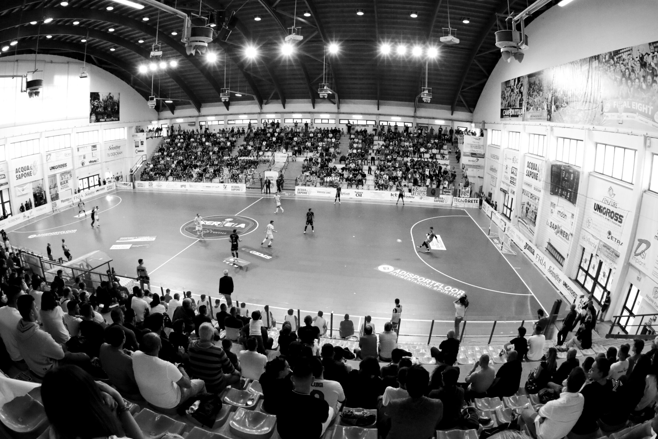 Le tribune del PalaRoma
